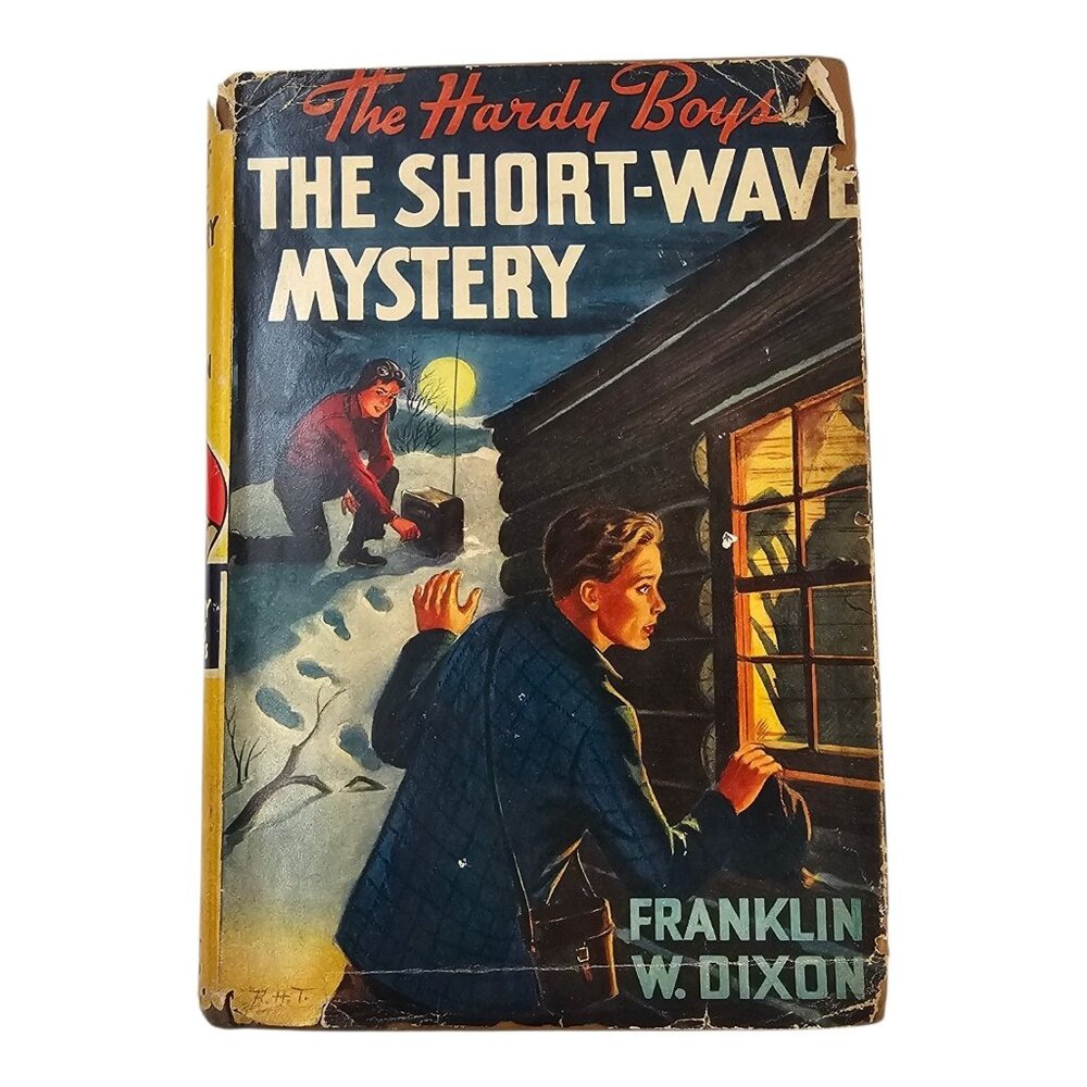 The Hardy Boys The Short Wave Mystery 1945 Franklin W Dixon HC Dust Jacket